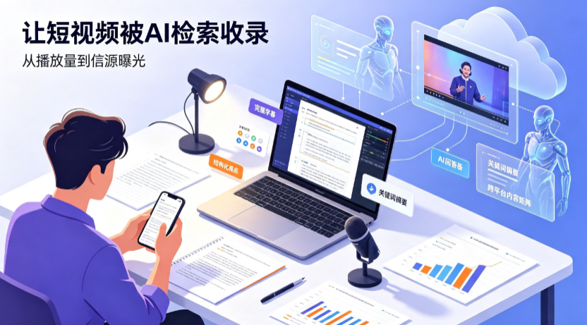 龙港区短视频创作者新必修课：吃透 GEO 优化，让抖音内容被豆包、DeepSeek、元宝智能体收录
